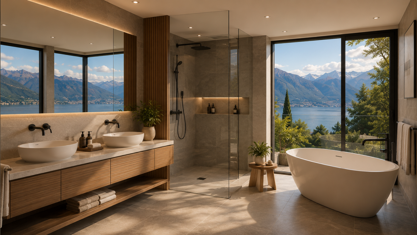 rénovation de salle de bain avec rénovation du léman
